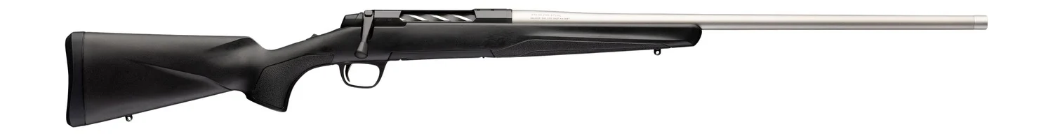 Browning 036115294 X-Bolt 2 Special LR Full Size 6.5 PRC 3+1 24" Matte Stainless Threaded Barrel, Matte Stainless Steel Drilled & Tapped Receiver, Black Adj Comb & LOP Synthetic Stock Right Hand