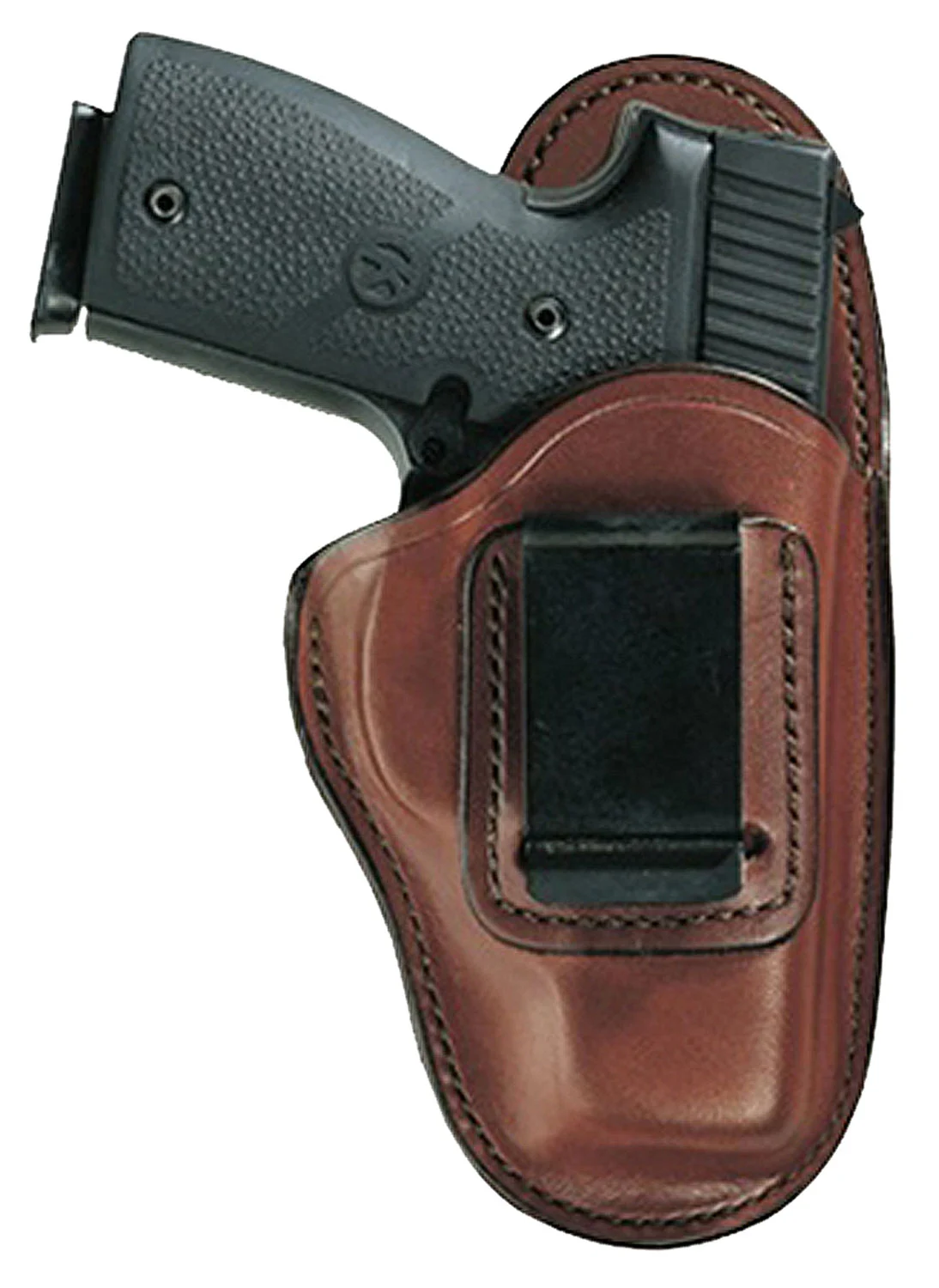 Bianchi 19221 100 Professional IWB Size 01 Tan Leather Belt Clip Fits Ruger LCR/S&W J Frame 2" Left Hand