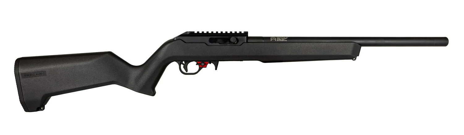 Franklin Armory 0290002BLK F22 V 22 LR 10+1 18" Black Integrated Suppressor Barrel, Black Hardcoat Anodize Aluminum Receiver w/Picatinny Rail, Black Magpul MOE X-22 Synthetic Stock, 22-EZ Binary Trigg