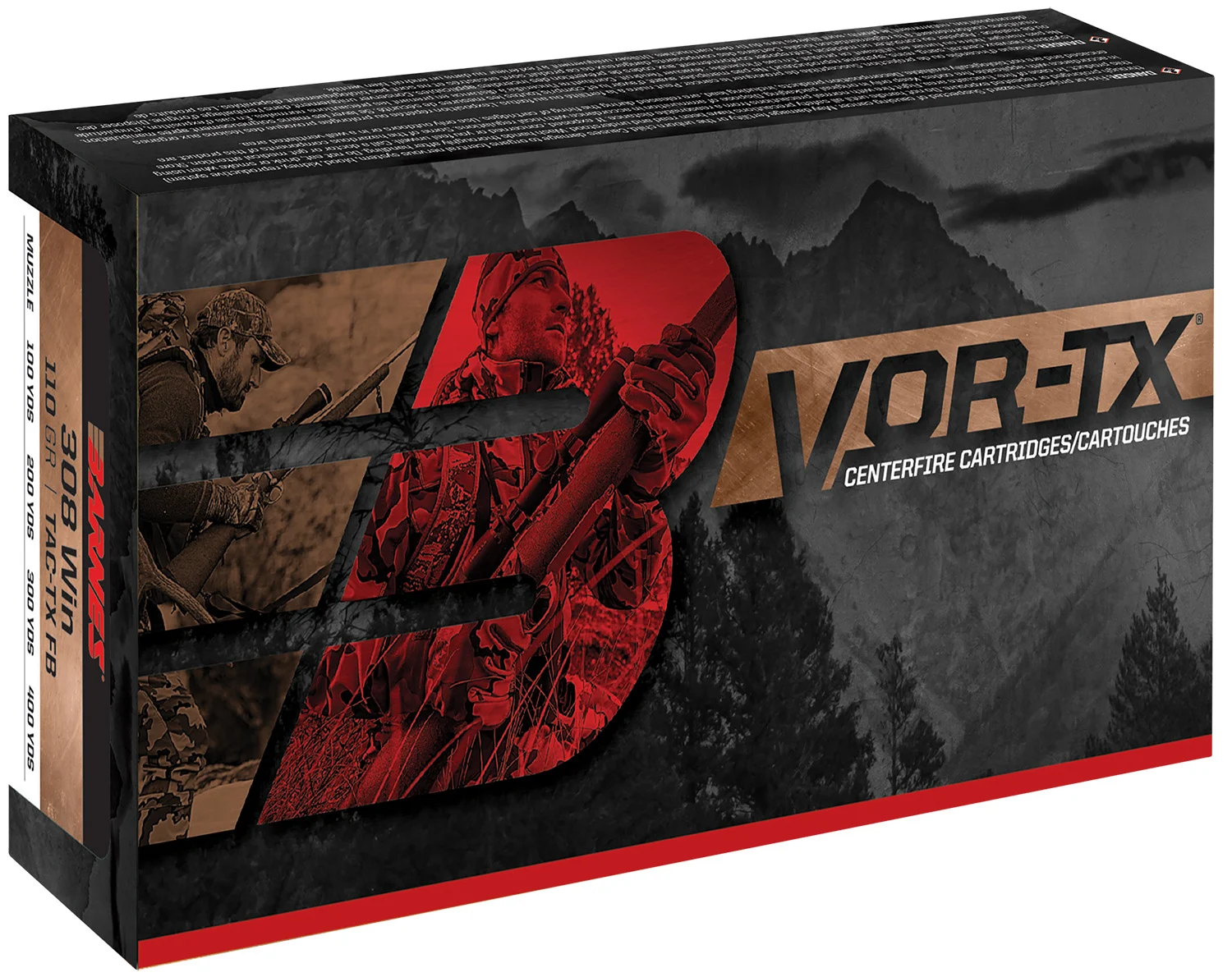 Barnes Bullets 30815 VOR-TX Rifle 6.5Creedmoor 120gr Tipped TSX Boat Tail 20 Per Box/10 Case