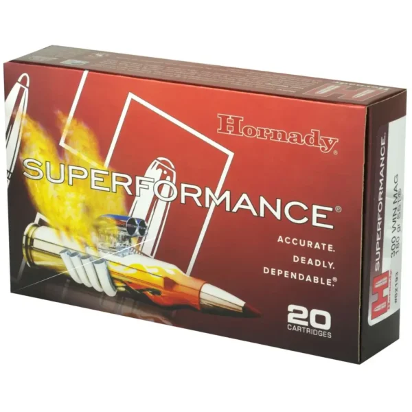 HORNADY SUPERFORMANCE 300WIN MAG 180GR SST 20RD BX 200RD CASE