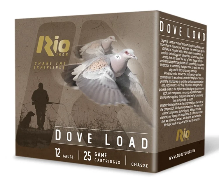 RIO RDL2875 DOVE LOAD 12G 2-3/4 7-1/2 25/10