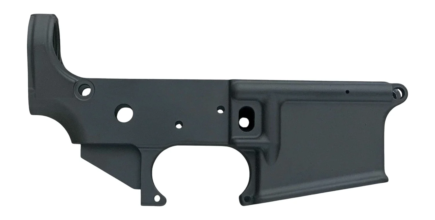 White Label Armory WLA-LOW-1031-01 Forged Lower Receiver Multi Black Hardcoat Anodize AR-15
