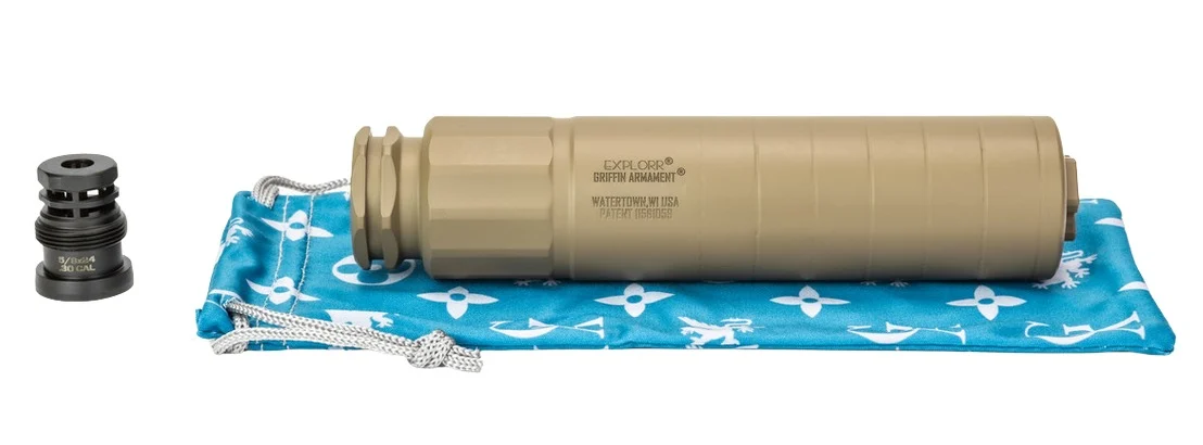 Griffin Armament GAET2FDE-W Explorr 5.56mm 1.50" Flat Dark Earth Stainless Steel