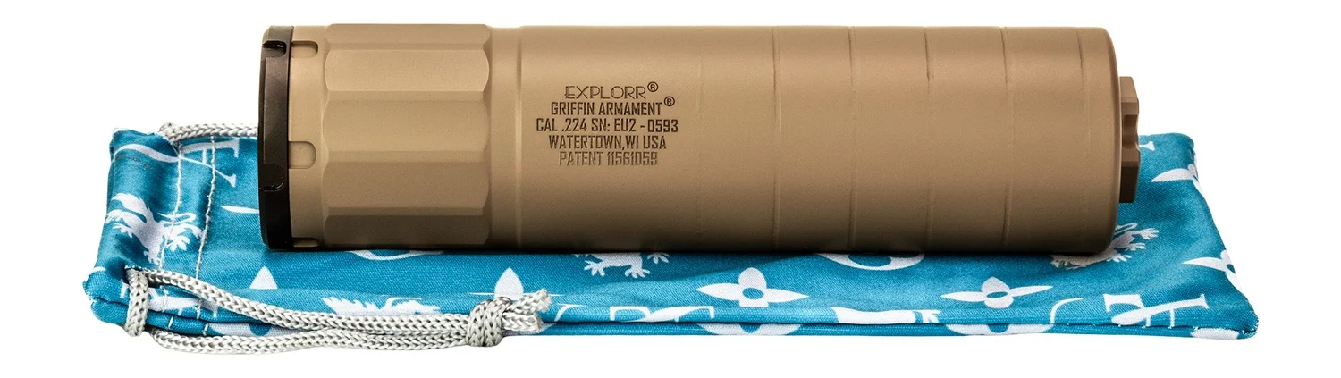 Griffin Armament GAEU2FDE-W Explorr 5.56mm 1.50" Flat Dark Earth Stainless Steel