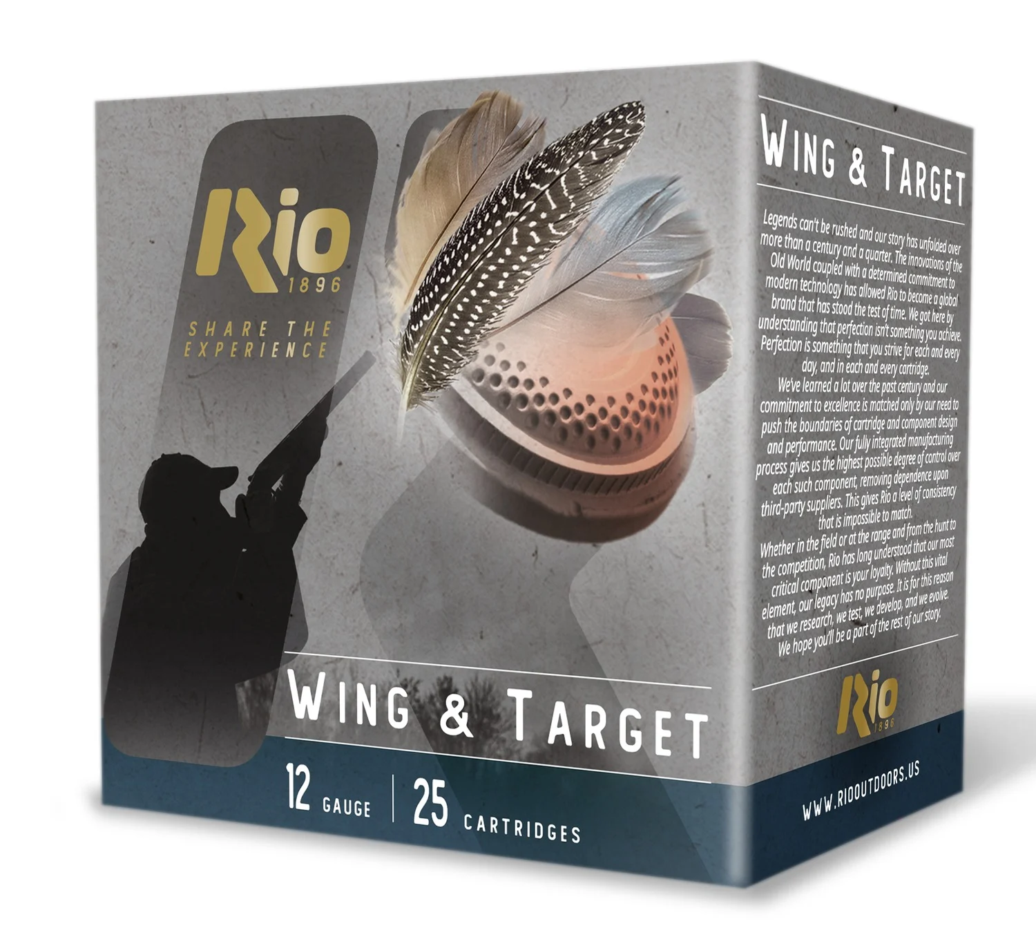 RIO WT3275 WING&TARGT 12G 2 3/1 1-1/8 7.5 25/10