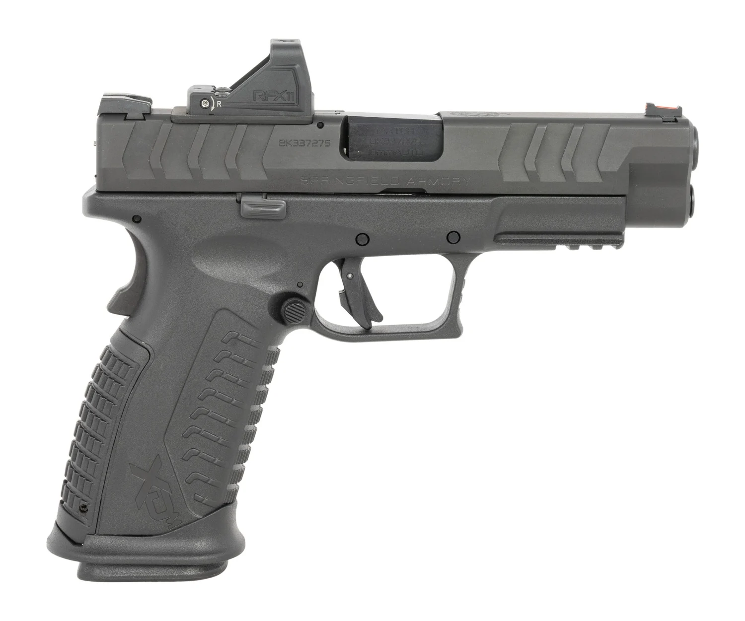 Springfield Armory XDME94510BHCOSPPAC XD-M Elite OSP Gear Pac Full Size 10mm Auto, 16+1 4.50" Black Melonite Match Grade Barrel & Optic Ready/Serrated Steel Slide, Black Polymer Frame w/Picatinny Rail