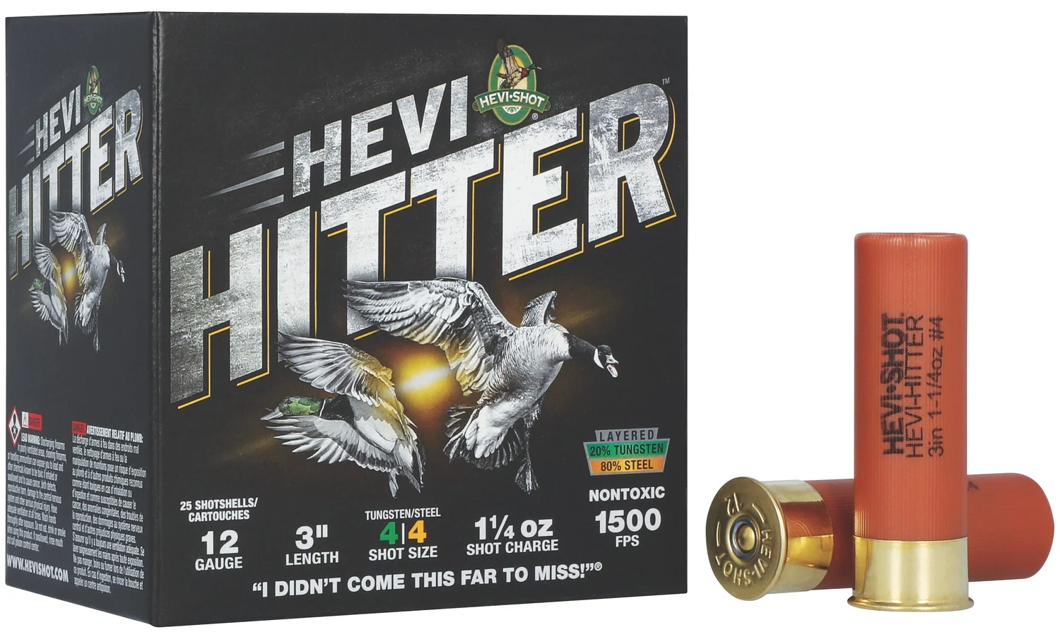 HEVI HS28044 HEVI-HITTER 12G 3" 1-1/4OZ 4 25/10
