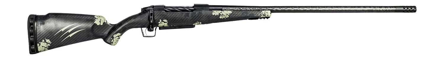 Fierce Firearms ROGSCX308WIN18BF Carbon Rogue XP 308 Win 3+1 18" Carbon Fiber Match Grade Threaded Barrel, Black Cerakote Steel Drilled & Tapped Receiver, BiPod Rail Forend, Forest Camo Fixed Carbon F