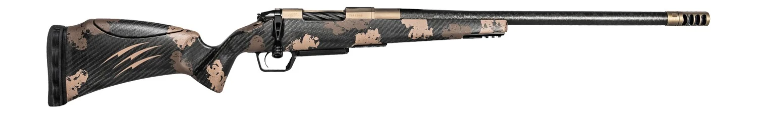 Fierce Firearms ROGSCMX65PRC20BRS Carbon Mini Rogue XP 6.5 PRC 3+1 20" Carbon Fiber Match Grade Barrel, Smoked Bronze Cerakote Steel Drilled & Tapped Receiver, Sonora Ambush Camo Adj Comb & BiPod Rail