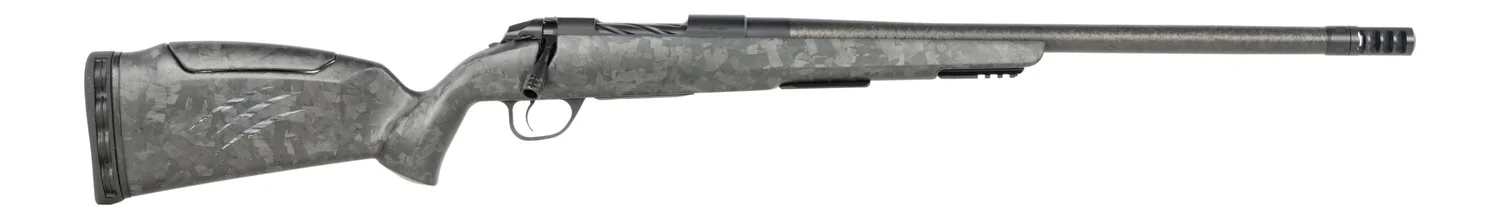 Fierce Firearms CT Rage LR Full Size 22 Creedmoor 4+1 20" Carbon Fiber Match Grade Threaded Barrel, Black Cerakote Titanium Drilled & Tapped Receiver, Picatinny Rail Forend, Carbon Matrix Push Button