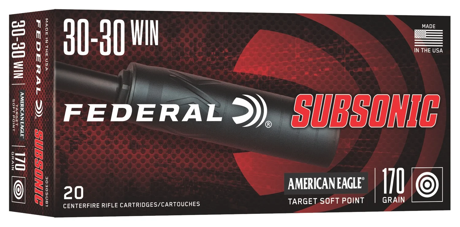 FED 3030SUB1 3030 170GR TSP SUBSONIC 20/10