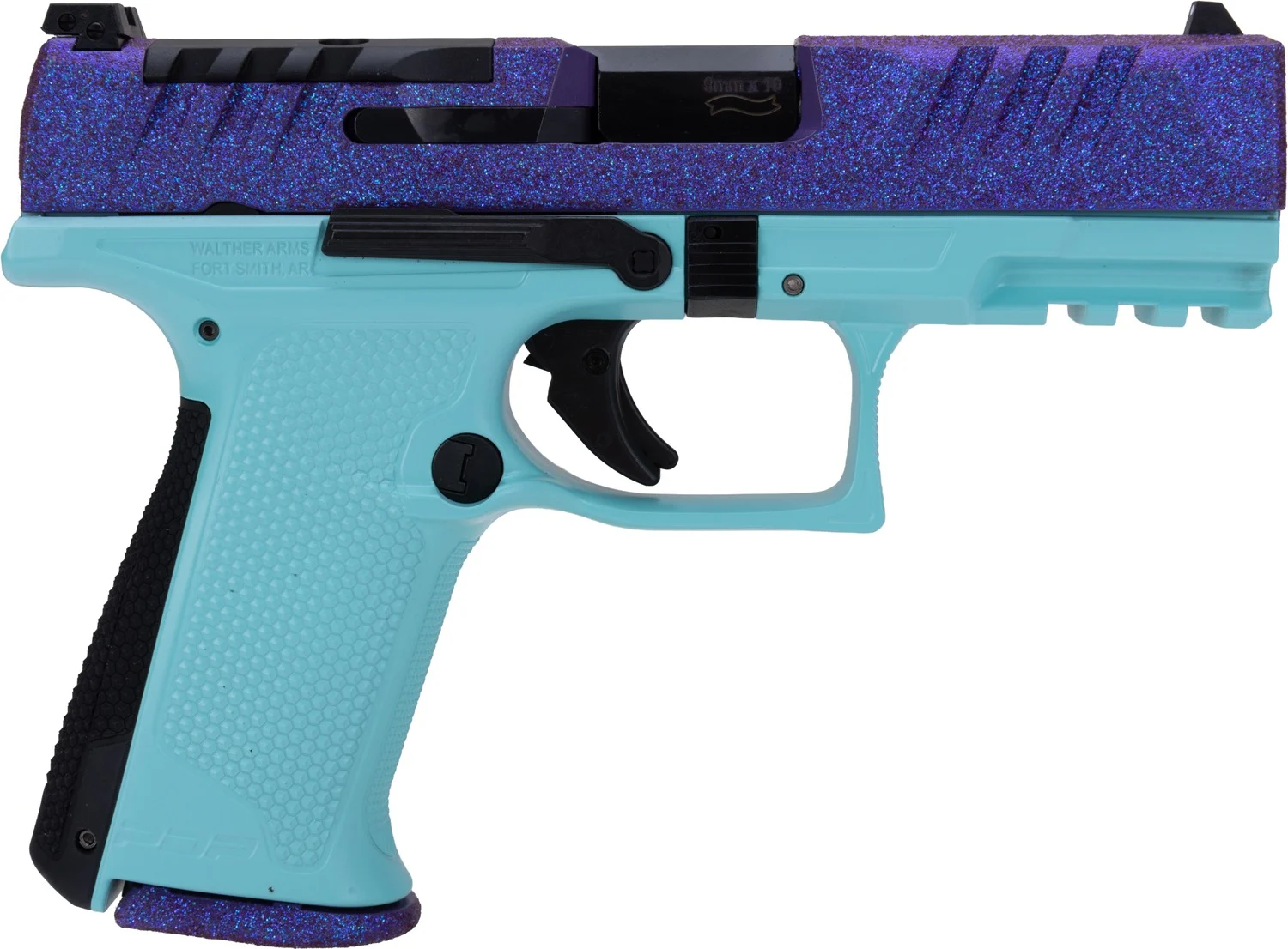 Walther Arms PDP F-Series Sports South Exclusive 9mm Luger 4" Polygonal Rifled Barrel, Optic Ready/Serrated Slide Polymer Frame w/Picatinny Rail