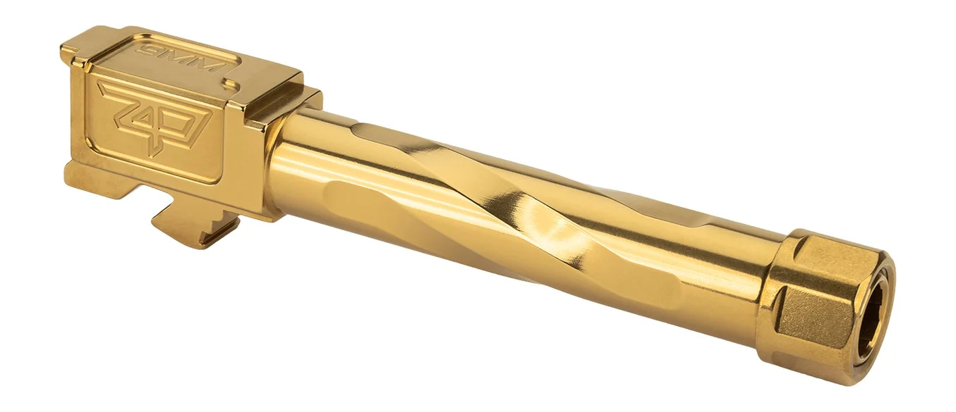 ZAFFIRI BA-G19G15-TH-GLD THREADED BARREL G19 GLD