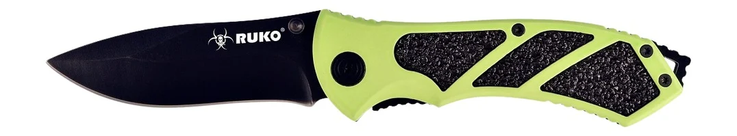 RUKO RUK0061HG-CS 440A 3-1/4"HIVIZ GRN FOLDING CS