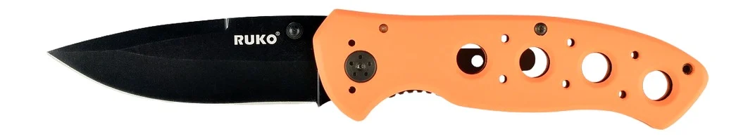 RUKO RUK0075BZ 440A 3-1/4"BLAZE ORANGE FOLDING