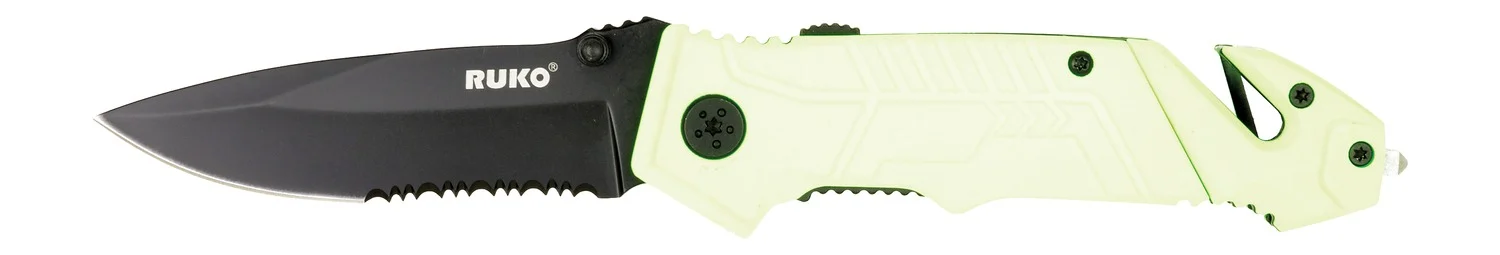 RUKO RUK0144SHG-CS 440A 3-1/4"HIVIZ GRN FOLDING
