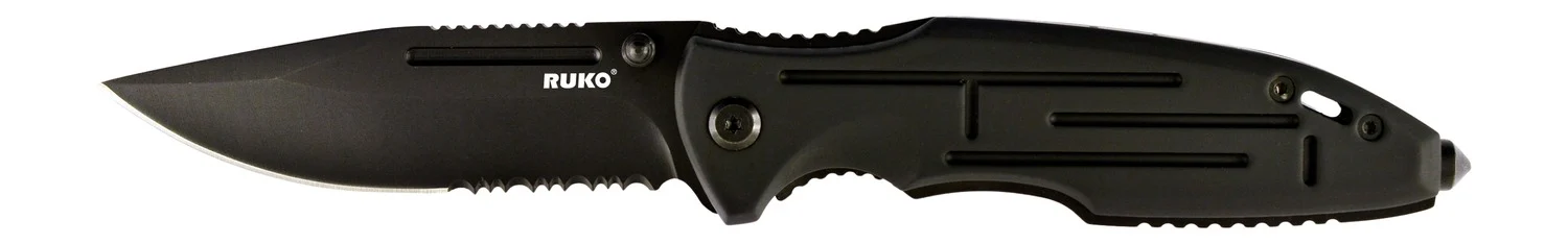 RUKO RUK0153 440A 3-1/2"BLK ANODIZED FOLDING