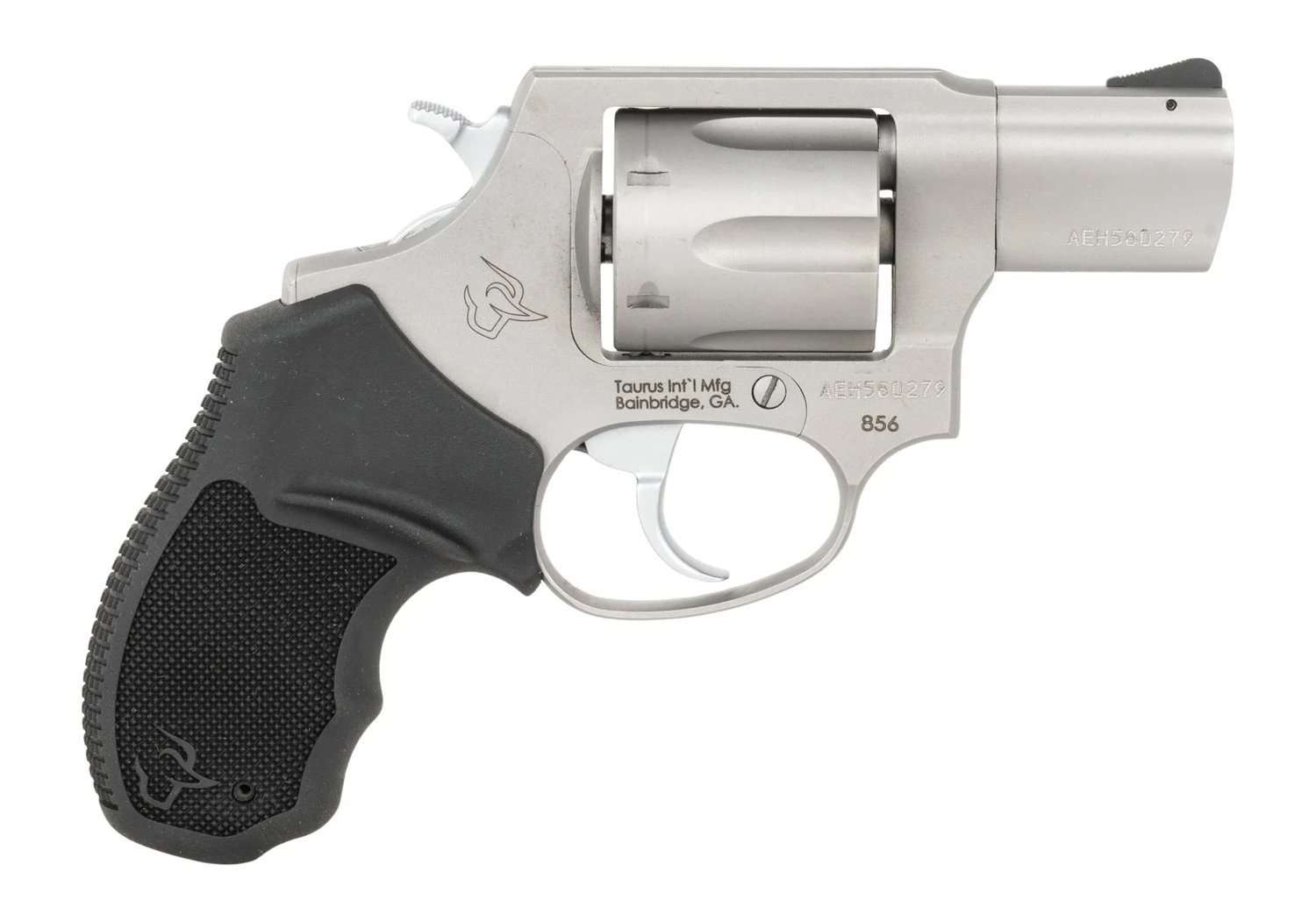 Taurus 2-85629-CK2 856 Small 38 Special +P 6 Shot 2" Matte Stainless Steel Barrel, Cylinder & Frame, Transfer Bar Safety, Exposed Hammer