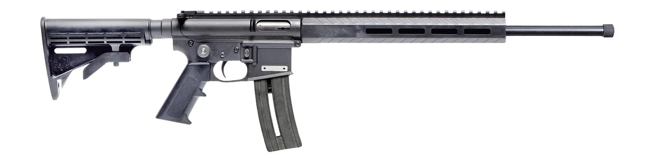 Mountain Billy Gun Lab MBGL-GOAT15-TB-1 Goat-15 Helium 22 LR 1rd 16" Black Threaded Barrel, Black Polymer Receiver w/Picatinny Rail, M-LOK Handguard, Black Adj 7 Position Polymer Buttstock, Black Poly
