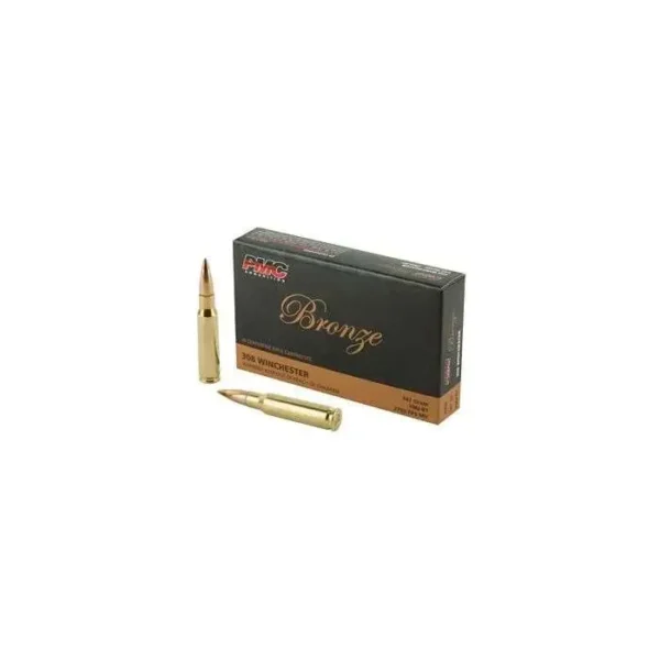 PMC BRONZE 308WIN 147GR FMJ BT 20RD 500RD CASE