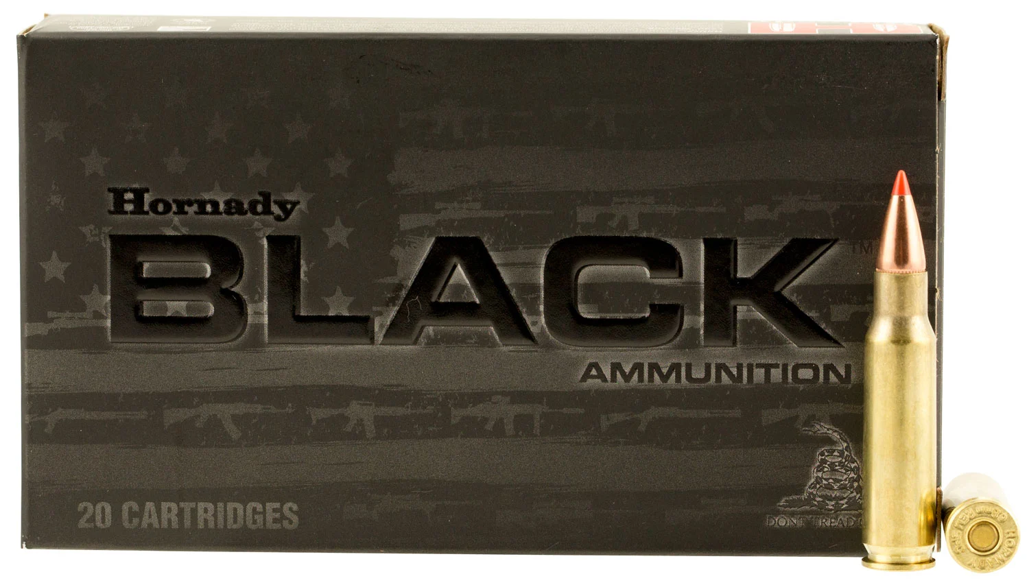 Hornady 83464 Black 6.8mmRemSPC 110gr Hornady V Max 20 Per Box/10 Case