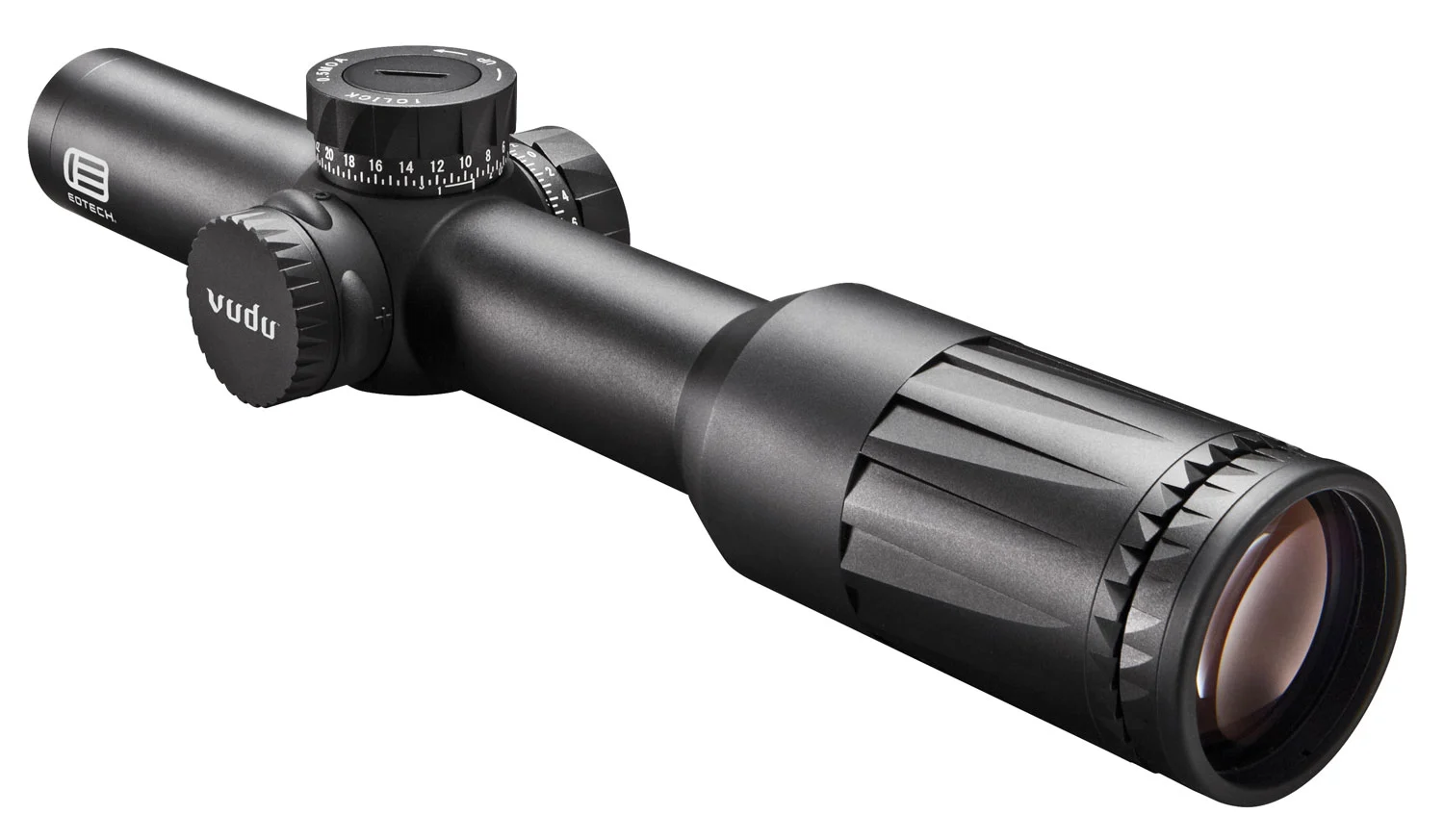 Eotech VDU16FFSR1 Vudu Black Hardcoat Anodized 1-6x24mm 30mm Tube Illuminated SR1 MRAD Reticle
