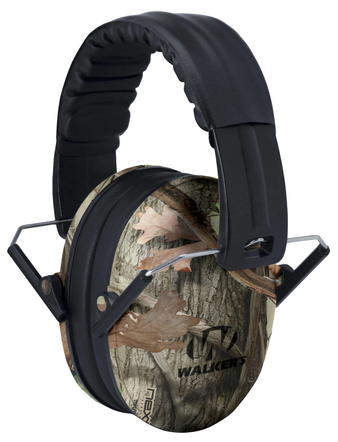 Walker's GWPFKDMCAMO Youth Passive Muff 23 dB Over the Head Next G-1 Camo/Black Polymer