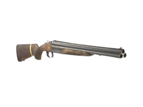 Charles Daly 930108 Triple Threat Full Size 12 Gauge Break Open 3" 3+1 18.50" Blued Triple Barrel, Black Steel Receiver, Checkered Oiled Walnut Stock, Right Hand