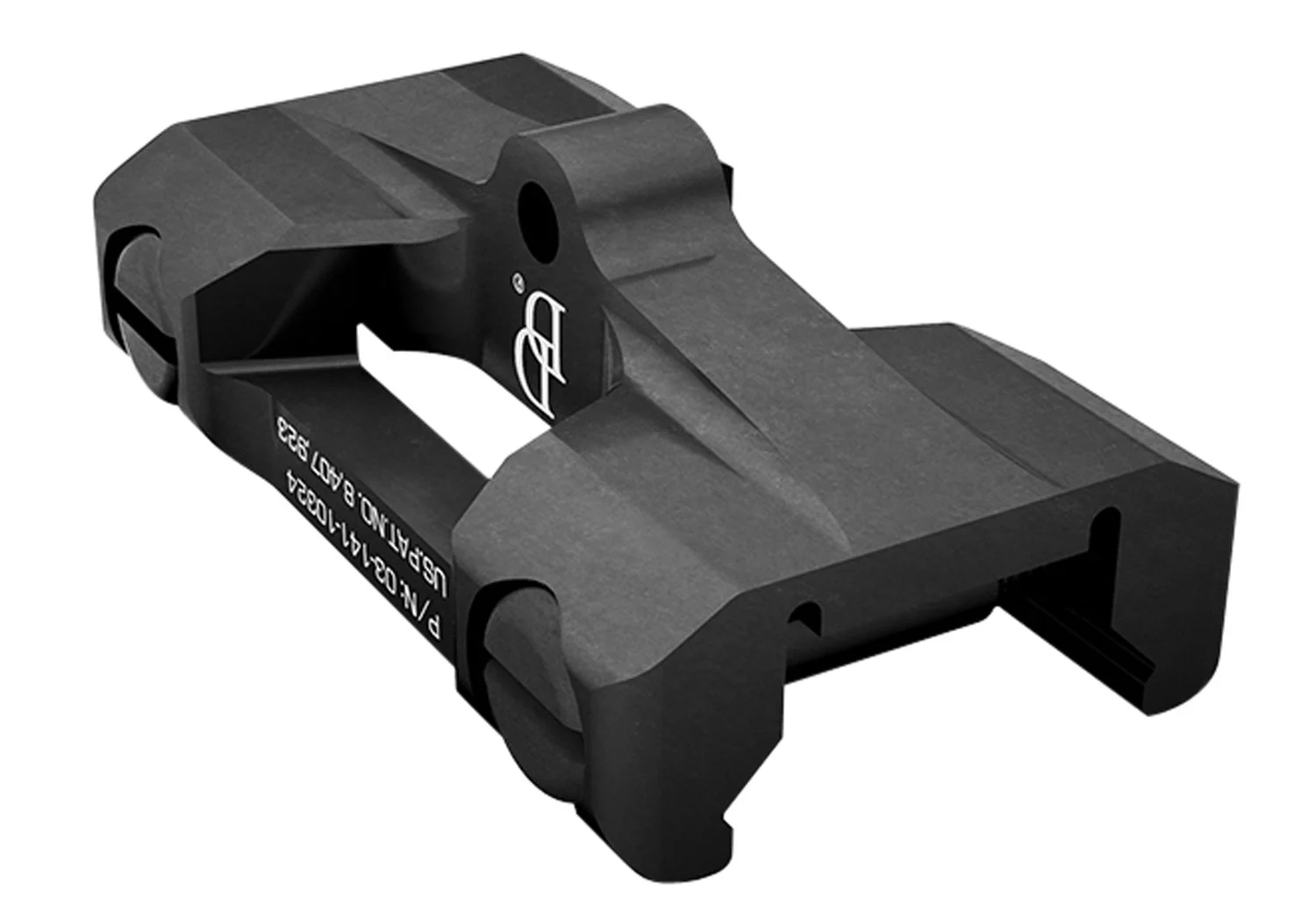 Daniel Defense 0314110324 Rock and Lock Picatinny Bipod Mount Adapter 1-Piece Black Anodized 6061-T6 Aluminum