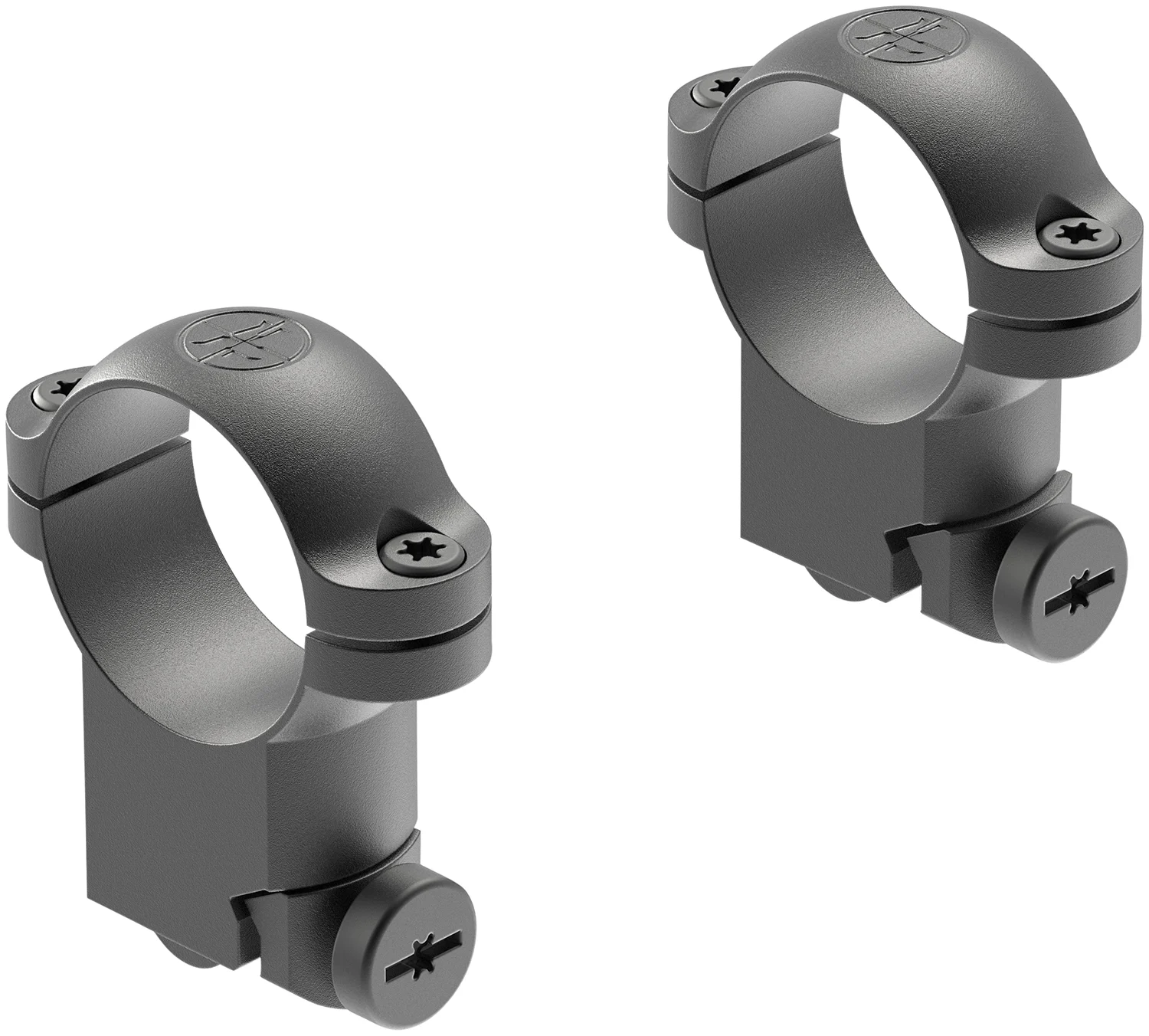 Leupold 49952 Ringmounts Matte Black Ruger M77 1" High