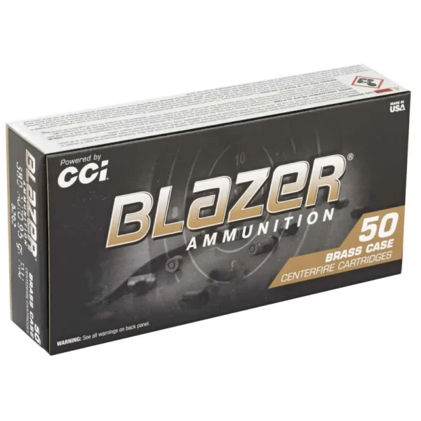 CCI 380 AUTO 95 FMJ BLAZER BRASS 50 RD/BX 20 BX/CS