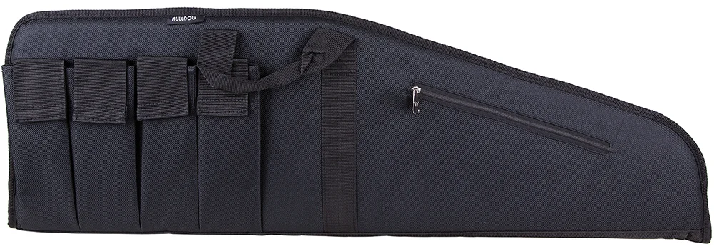 Bulldog BD420 Extreme Tactical 45" Black Water-Resistant Nylon, Tricot Lining, 4 External Velcro Magazine Pouches, Soft Padding
