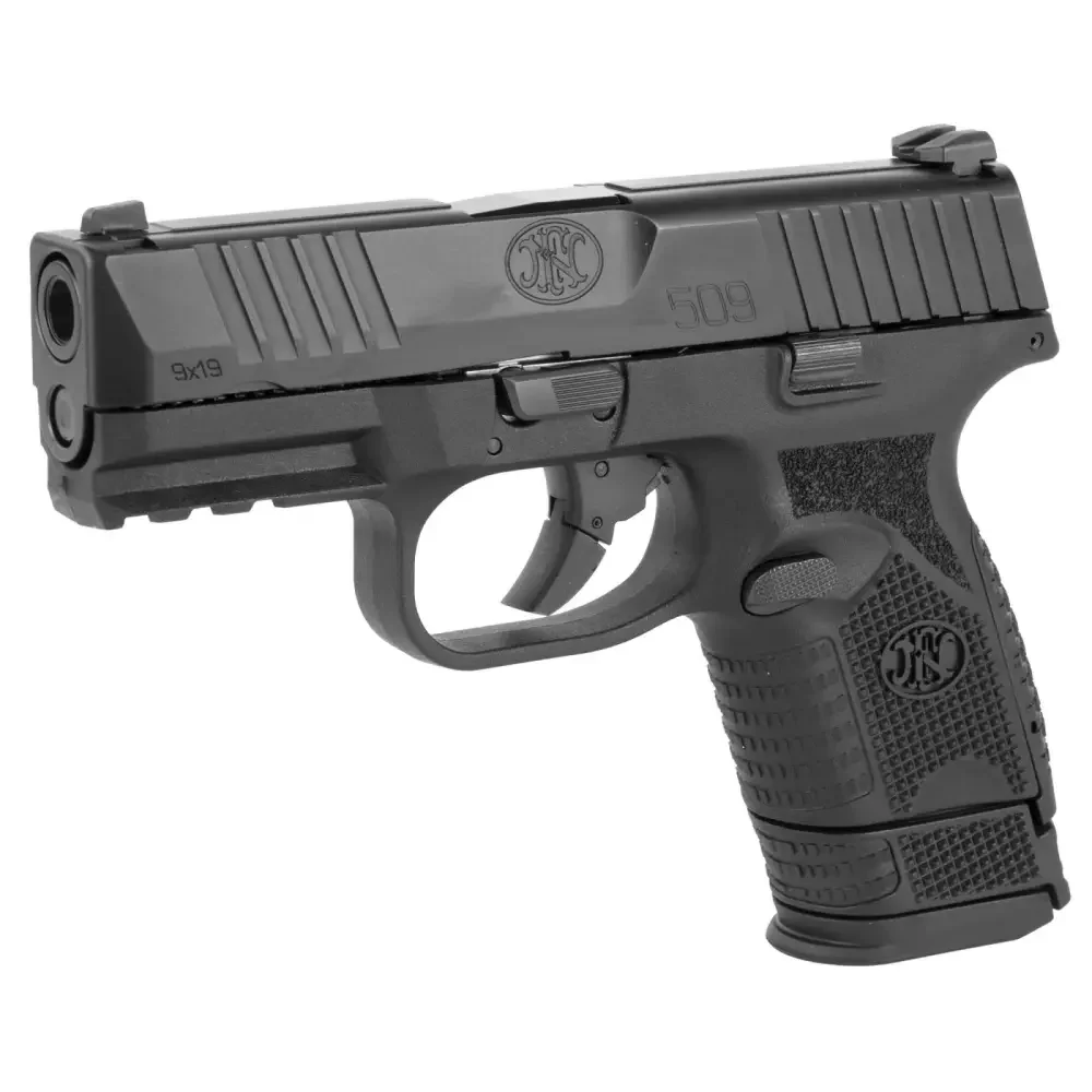 FN 509C NMS 9MM PISTOL BLACK 1-12RD 1-15RD - Image 2