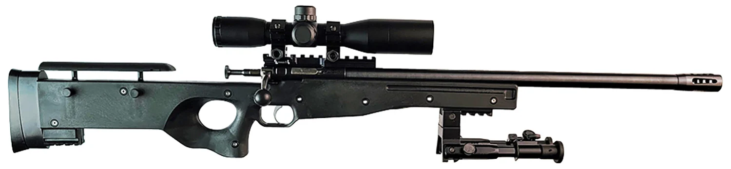 Crickett KSA2159 CPR Complete Package Youth 22 LR 1rd 16.12" Threaded Bull Barrel W/Muzzle Brake, Adjustable Cheek Comb Synthetic Stock, 10 3/8"-11 1/8" LOP, Integrated Buttstock & Forend Crickettinny