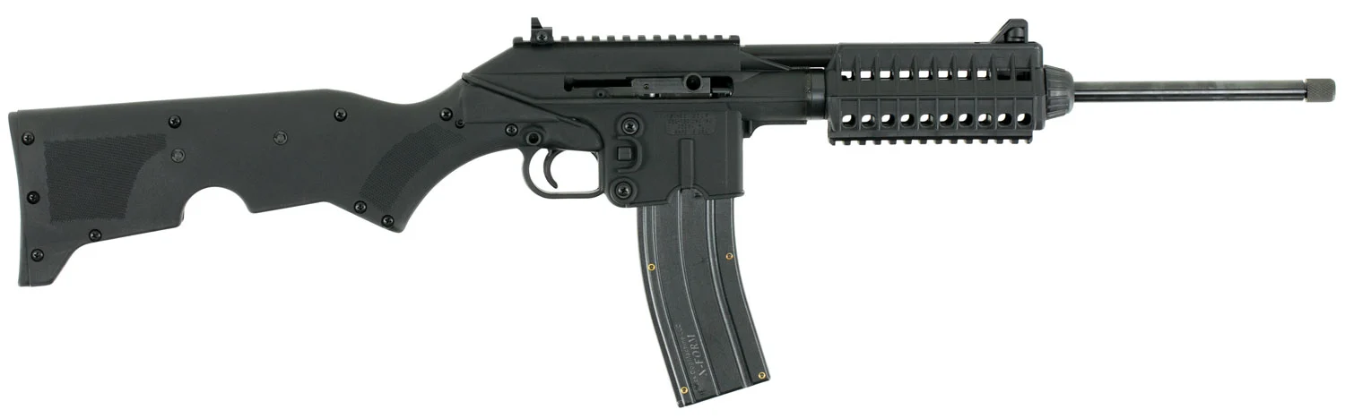 Kel-Tec SU22CABLK SU-22 Full Size 22 LR 26+1 16.10" Black Barrel Black Polymer Receiver Black Fixed Stock w/Storage Compartment Right Hand