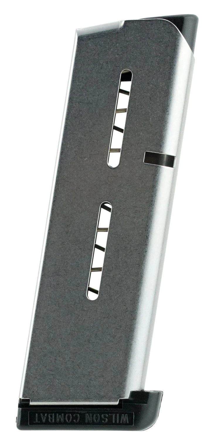 Wilson Combat 47OX 1911 7rd Detachable w/ Standard Floor Plate 45 ACP Stainless Steel