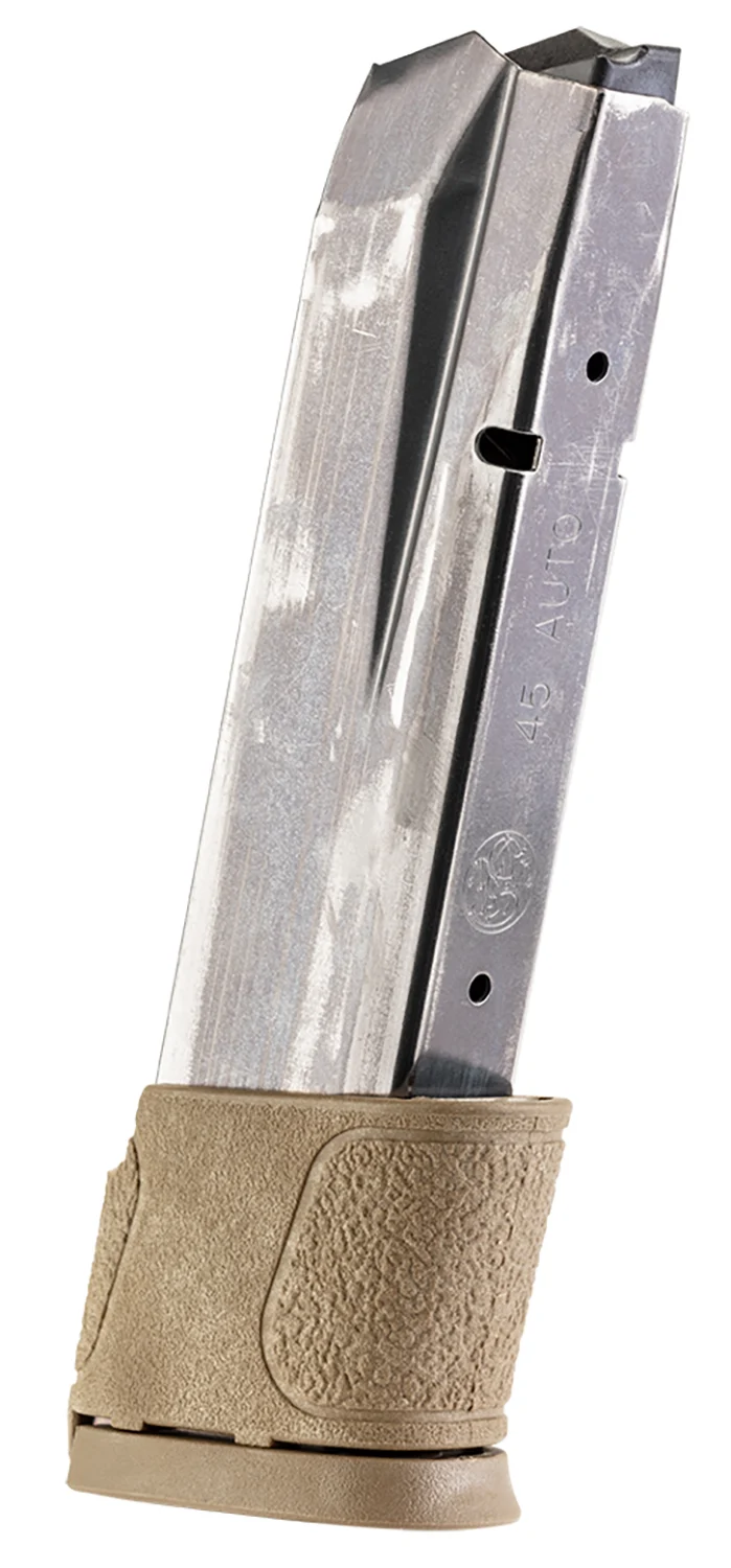Smith & Wesson 194770000 M&P 14rd 45ACP Brown Floor Plate Steel