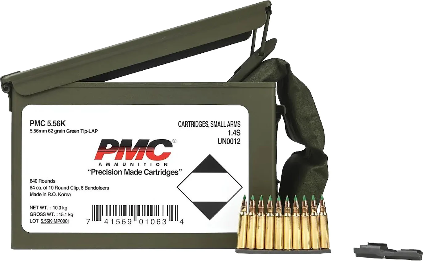 PMC 5.56 62GR M855 MTLBX 840RD