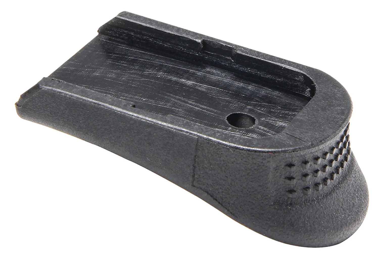 Pachmayr 03894 Grip Extender Extended Compatible w/ Glock 17/18/19/22/23/24/25/31/32/34/35/37, Black Polymer 2 Per Pack