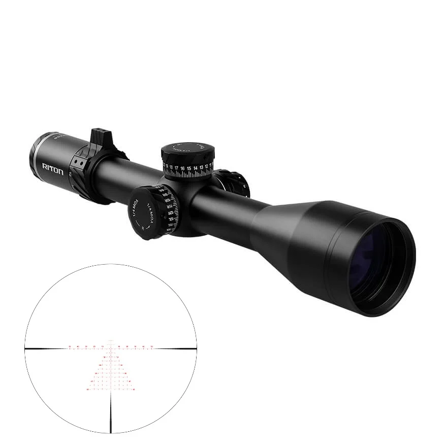 RITON OPTICS 5 CONQUER 4-28X56 MOA FFP IL