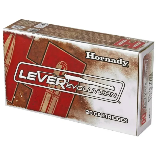HORNADY LEVERREVOLUTION 25-35 WIN 110G FTX 20RD BX 200RD CASE