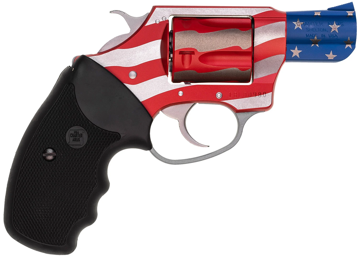 CHARTER ARMS OLD GLORY 38SPC RED/WHT/BL 2"