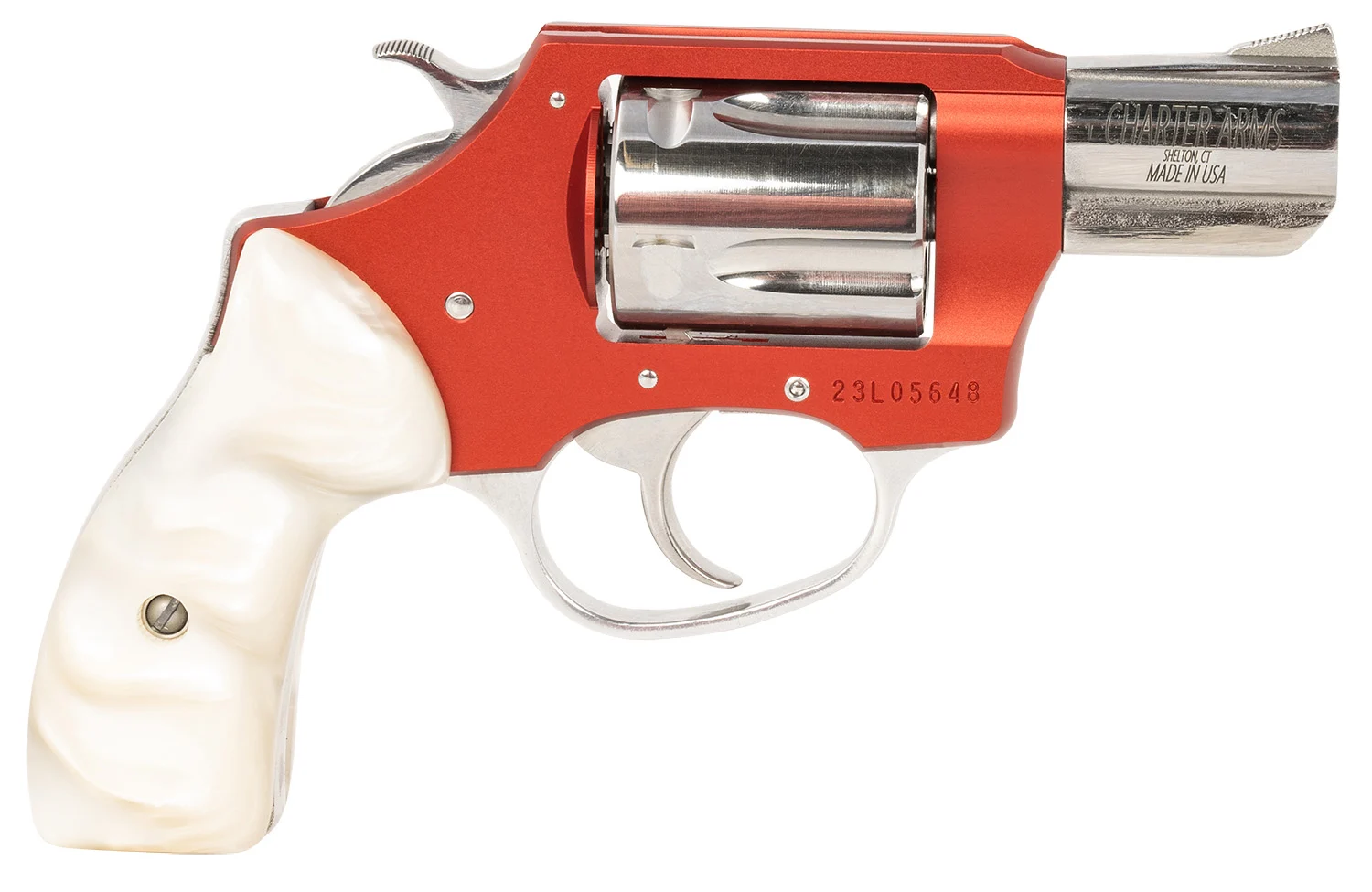 CHARTER ARMS CHIC LADY 38SPC RED/PRL 2" 5RD