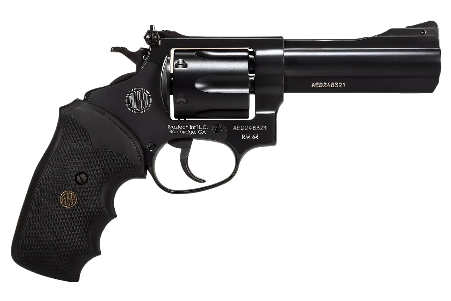 ROSSI RM64 357MAG BL 6RD 4" AS
