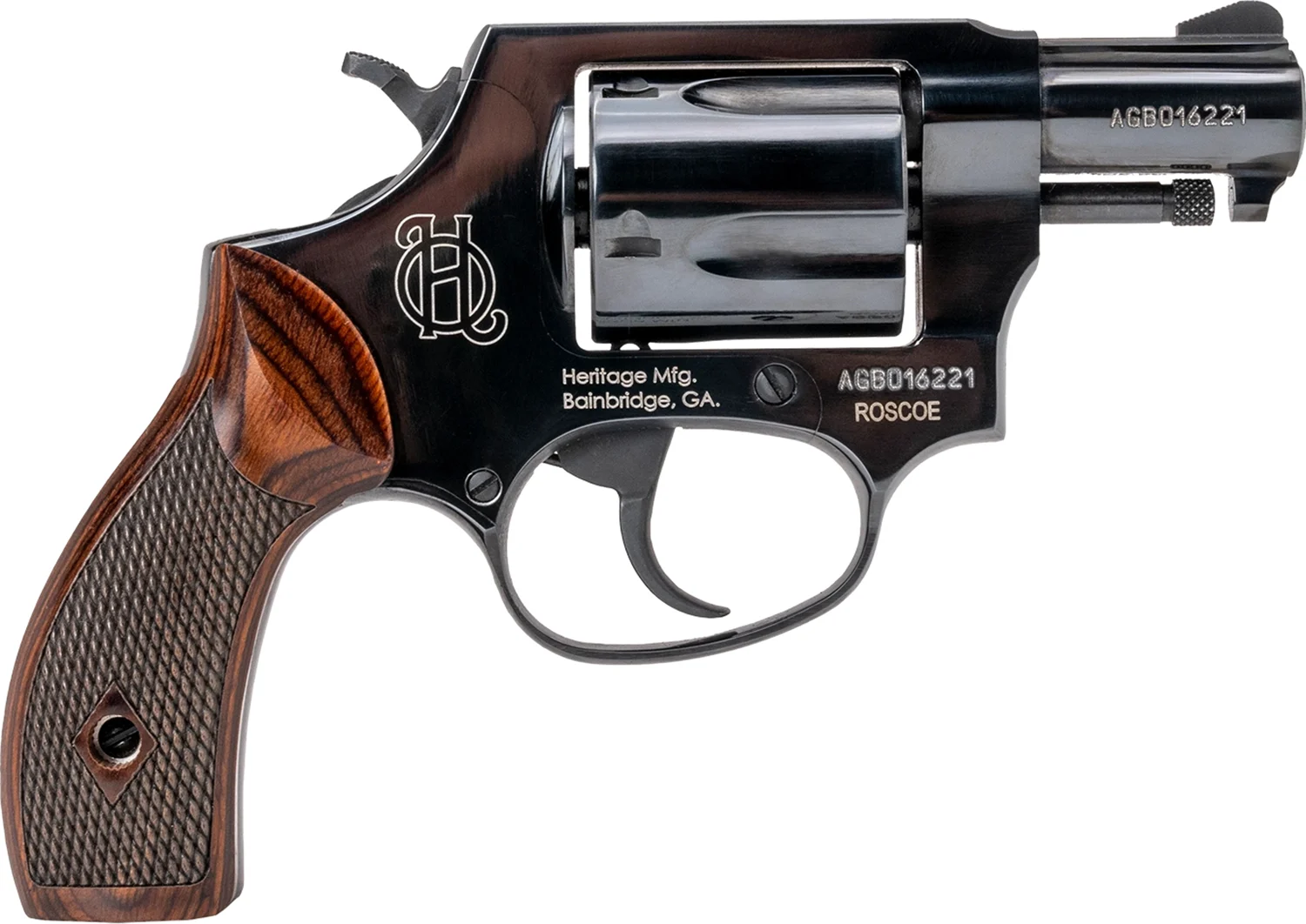 HERITAGE MANUFACTURING ROSCOE 38SPL BL/WD 2" 5RD