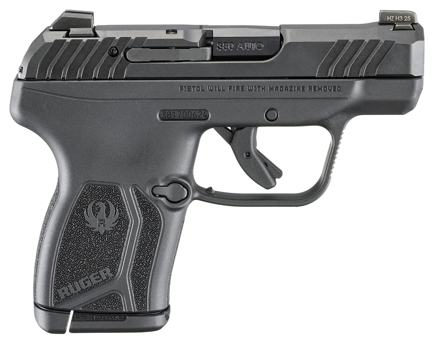 RUGER LCP MAX 380ACP BLK NIT 10+1