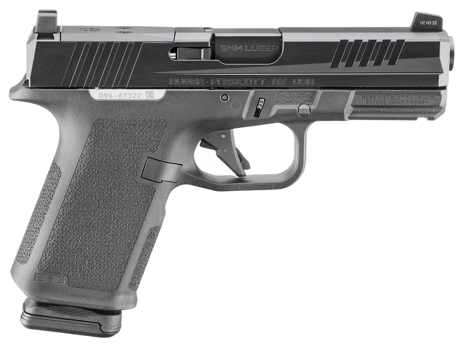 RUGER RXM 9MM BLK/BLK 15+1 4" AS