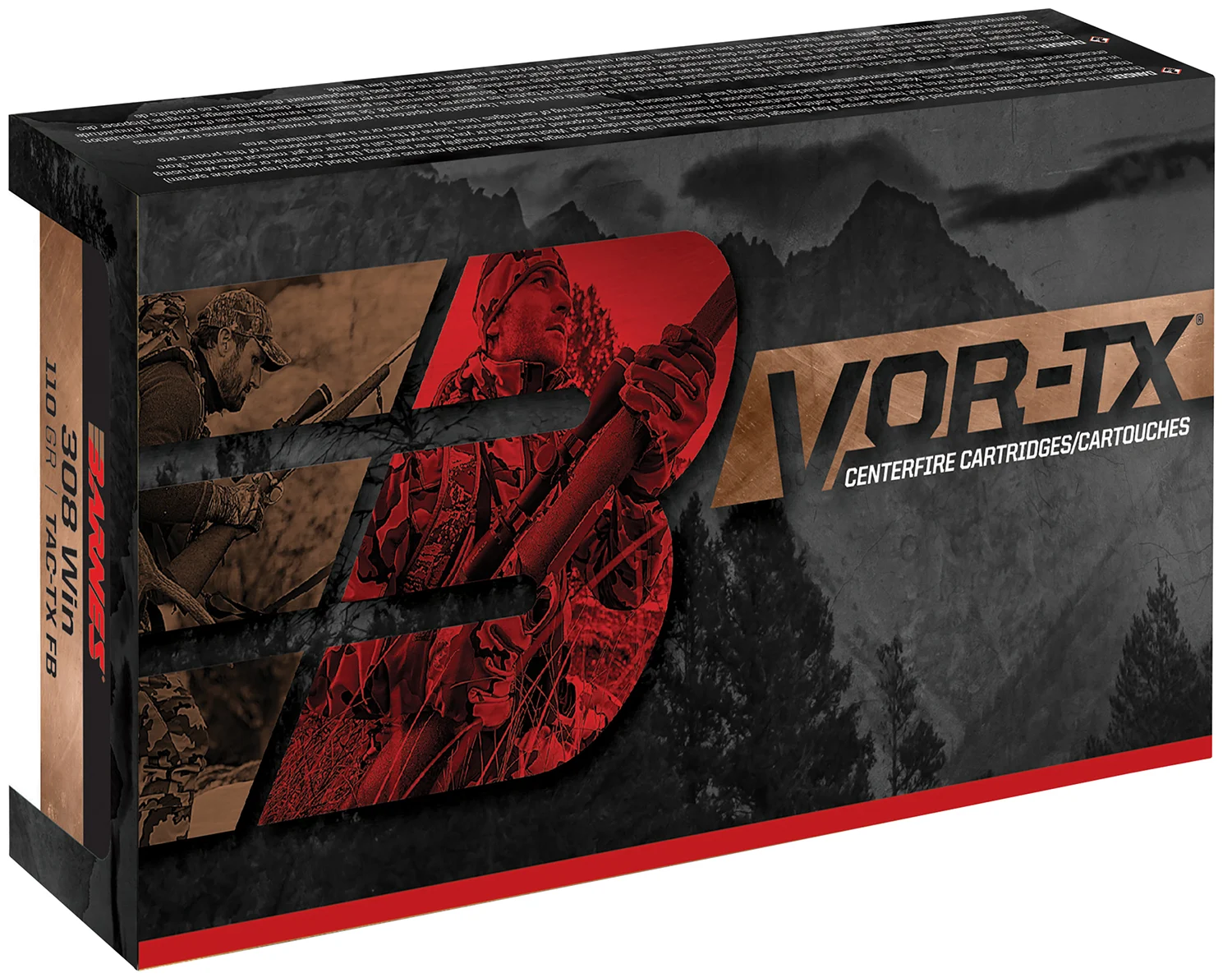 Barnes Bullets 21563 VOR-TX Rifle 7mmRem Mag 150gr Tipped TSX Boat Tail 20 Per Box/10 Case