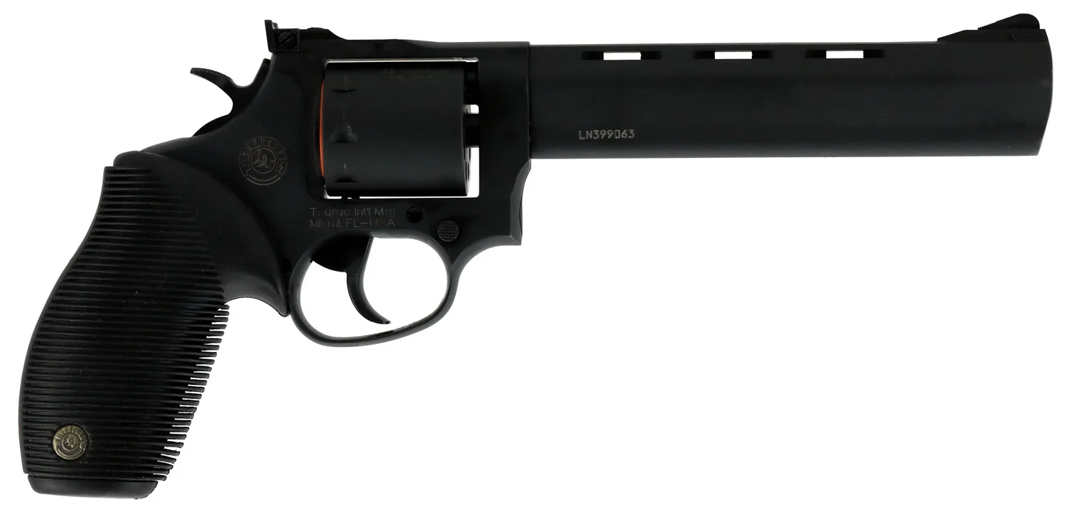 Taurus 2-992061 992 Tracker 22 LR, 22 WMR 9rd 6.50" Overall Matte Black Oxide Finish Steel with Black Ribber Grip